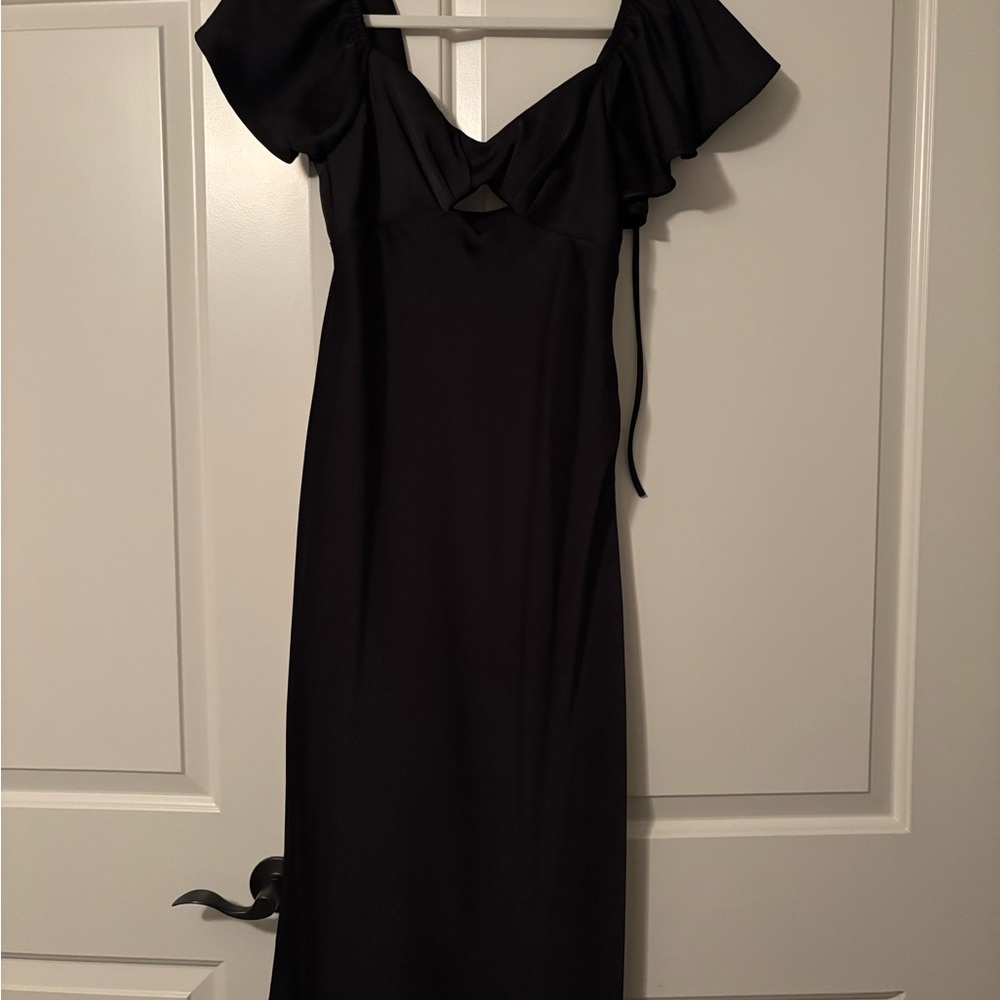 Elegant Black Off-Shoulder Dress